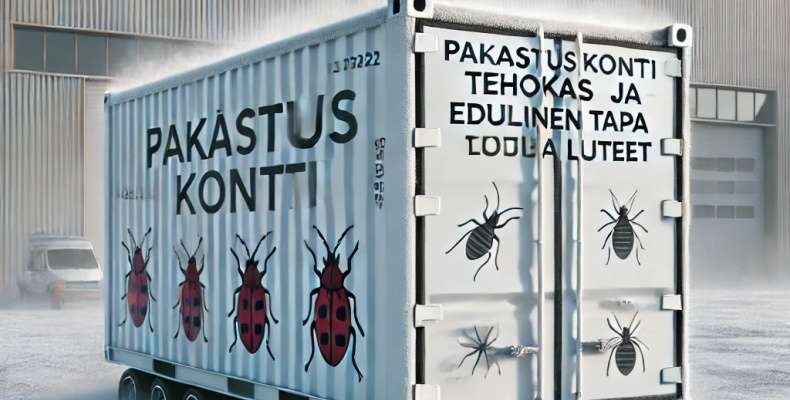 Vuokraa pakastuskontti ludetorjuntaa varten. Edullinen ja tehokas tapa tuhota luteet sohvasta