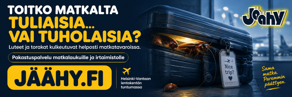 Kotisivu hotelli lude torakka banner